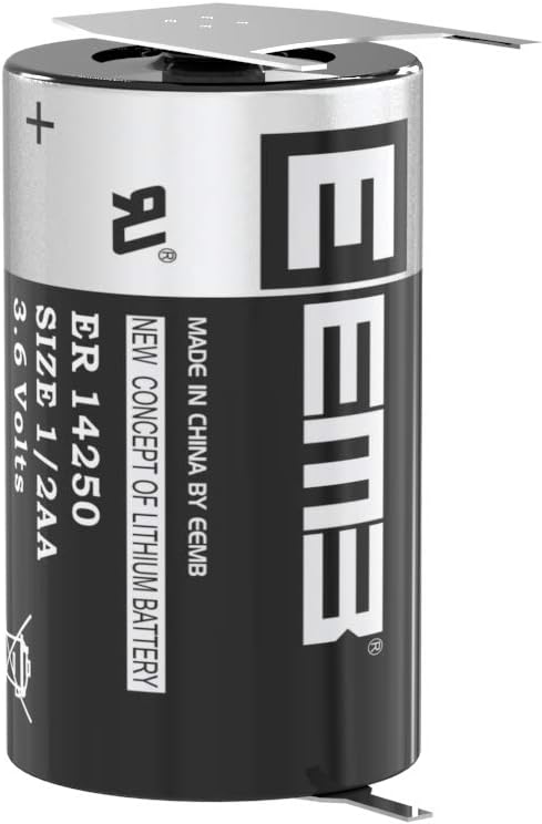 3.6V Lithium Battery 1/2 AA Size 1200mAh Q39452