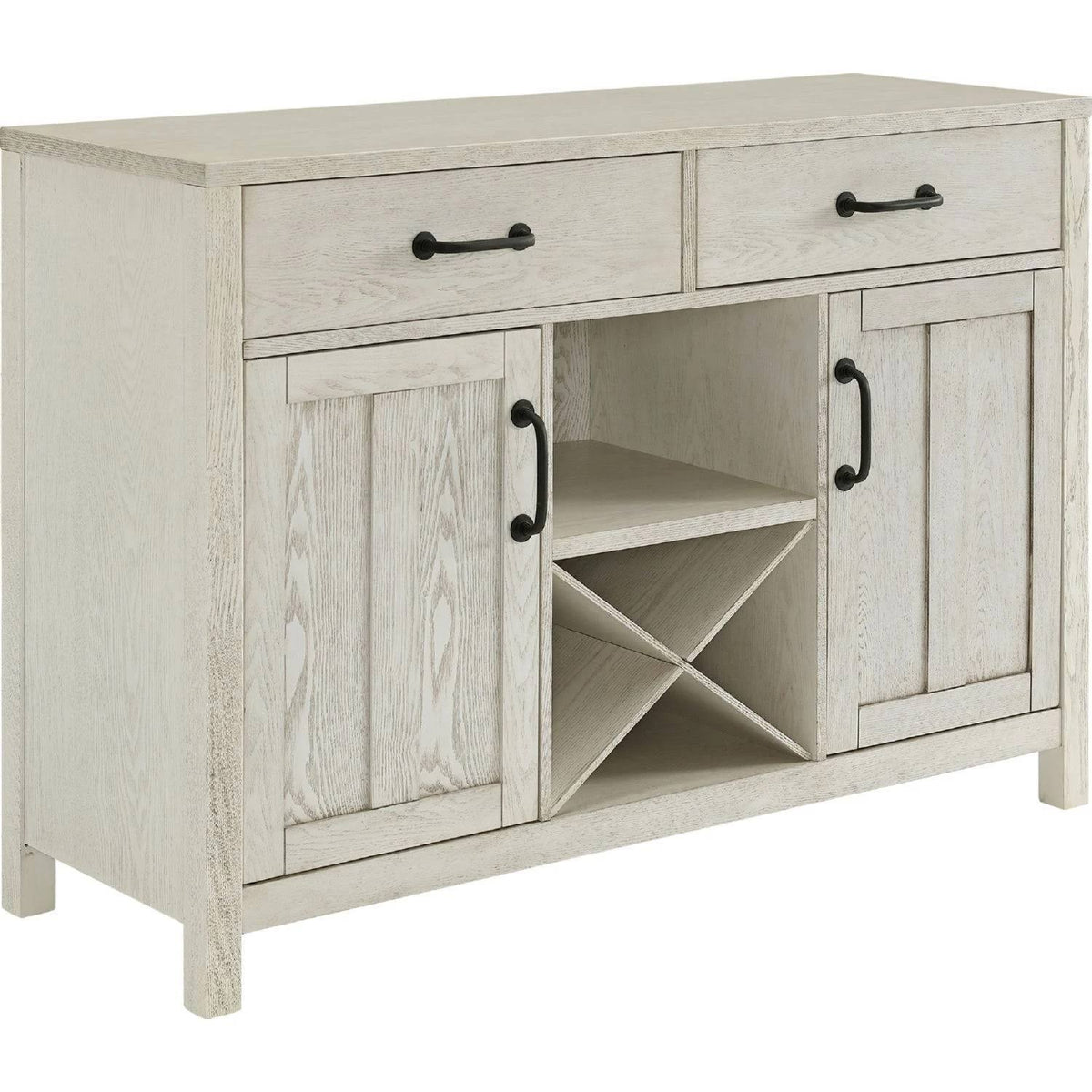 2 Drawer Wine Rack Sideboard Y363