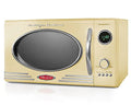 0.9 cu.ft 800-Watt Yellow Countertop Microwave Oven S781