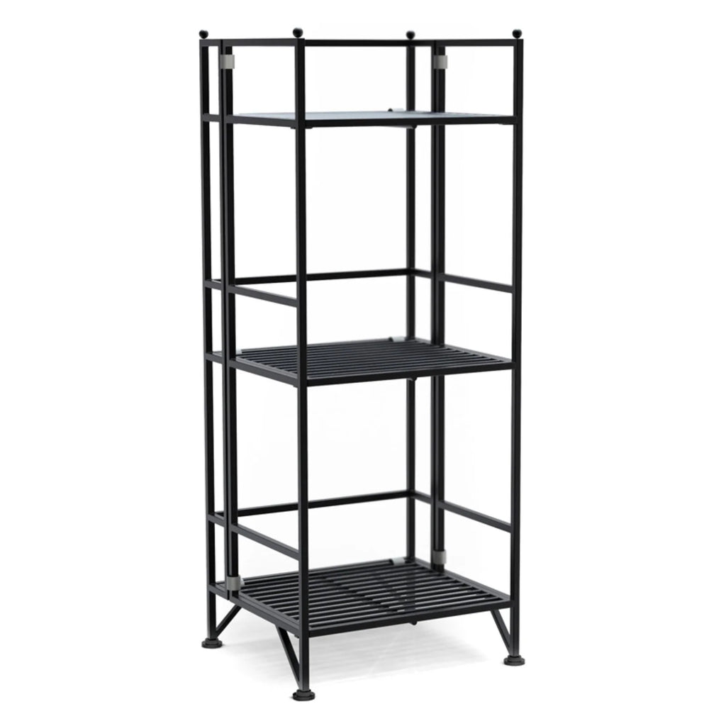 Folding 3 Shelf Metal Bookcase O9974