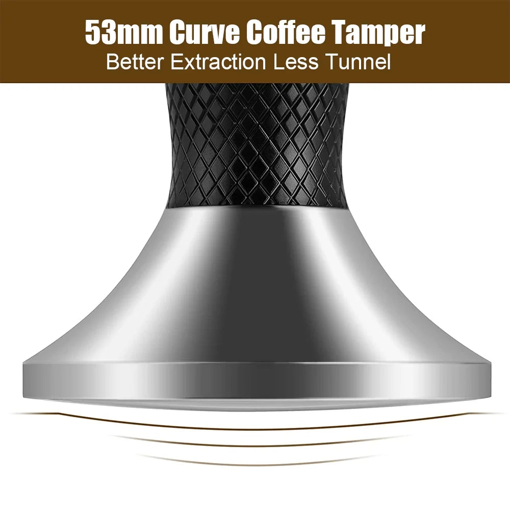 2 in 1 53mm Stainless Steel Coffee Tamper Set C5033