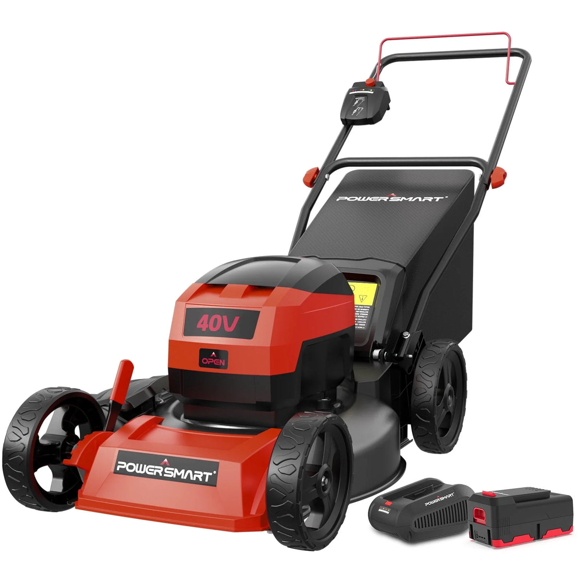 40V 17-inch Cordless Brushless Electric Push Lawn Mower O527840