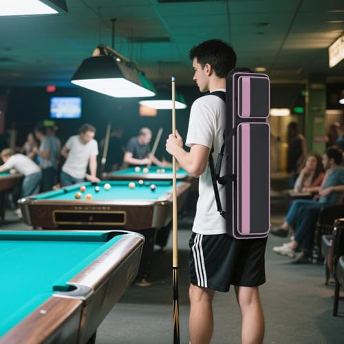 4x5 Soft Padded Pool Cue Case with Backpack Straps L990577