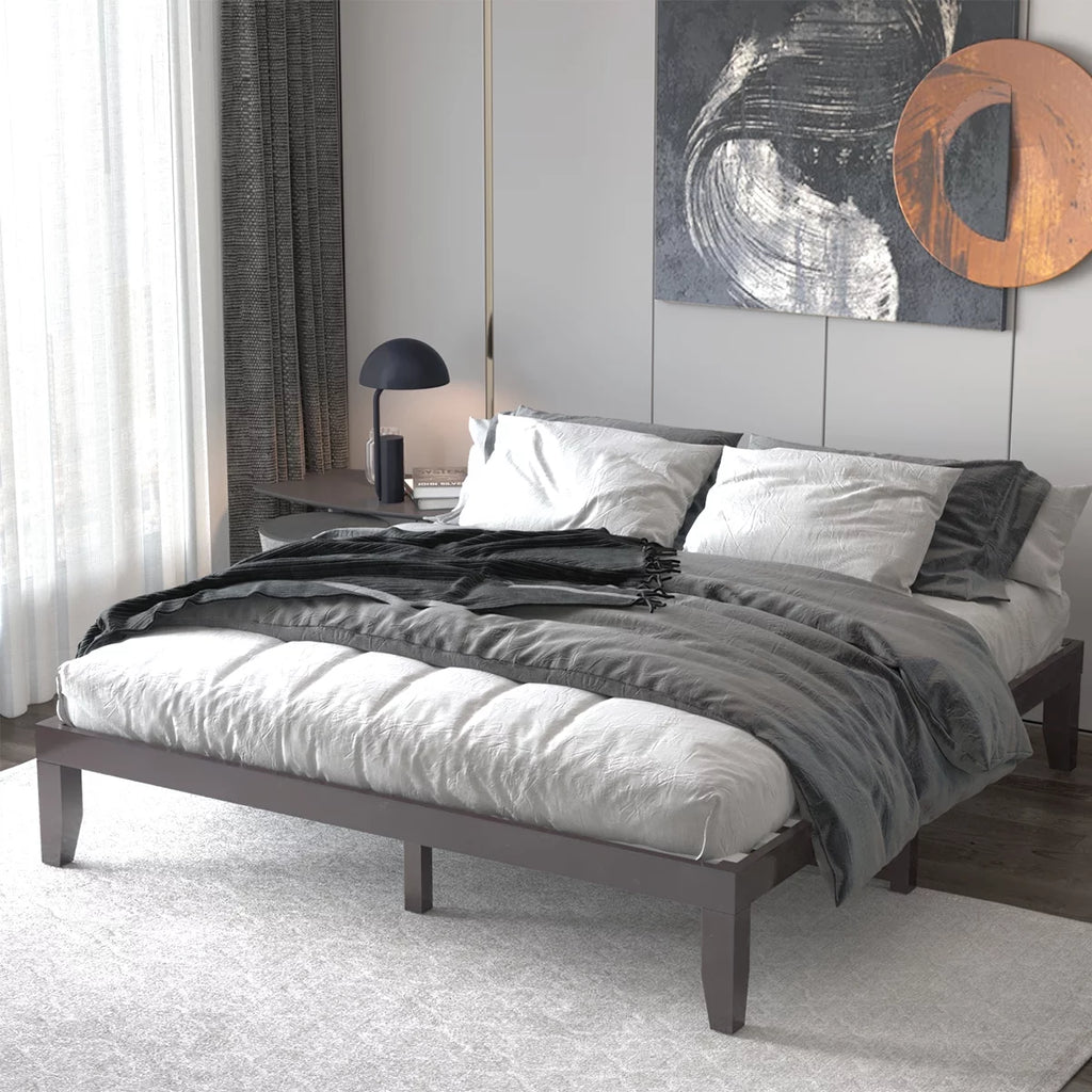 King Size 14'' Wooden Bed Frame Y8125