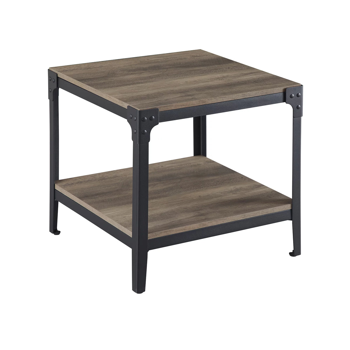 Grey Wash Set of 2 End Tables V8483