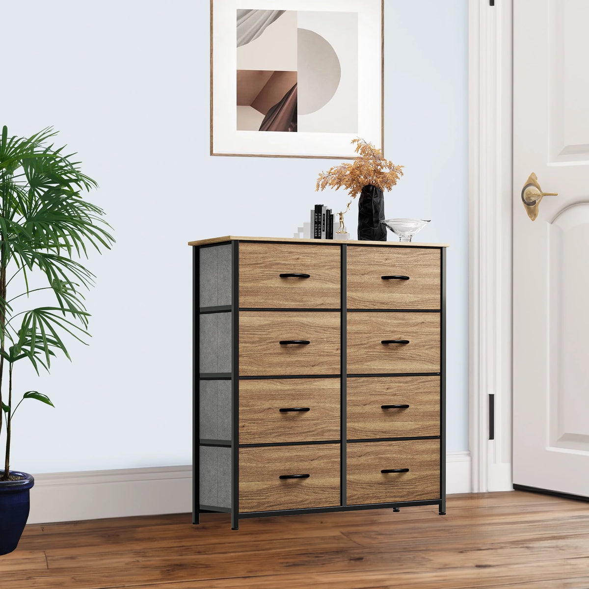 8 Drawer Fabric Storage Dresser V366