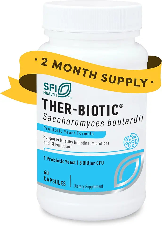 Saccharomyces Boulardii 60 Capsules J417