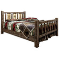 Queen Size Bed with Pine Tree Design H409975