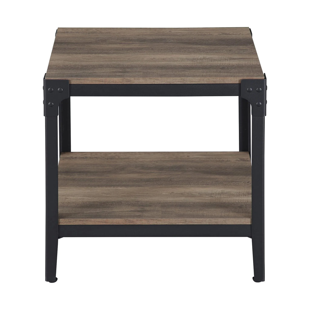 Grey Wash Set of 2 End Tables V8483