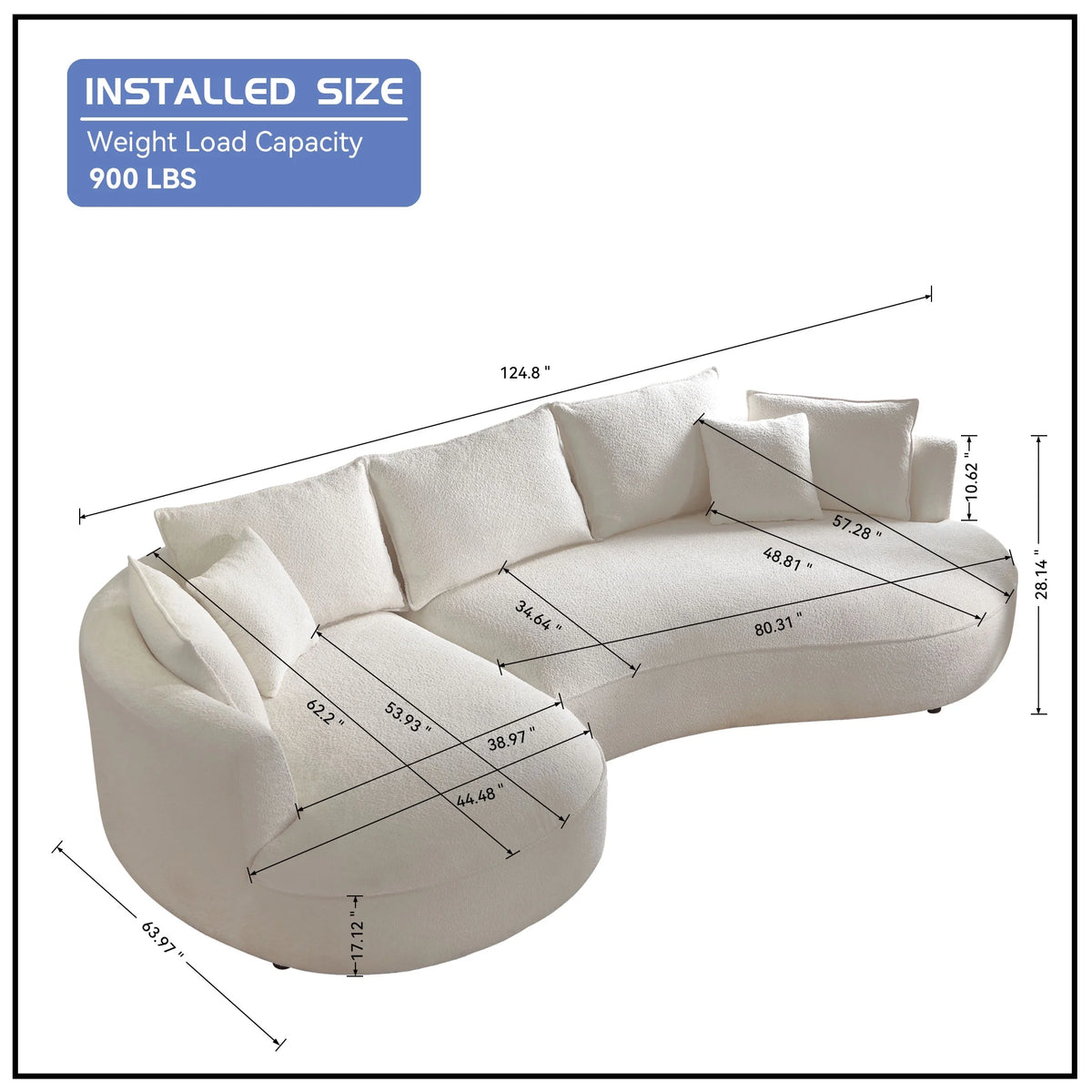 Modern Vintage Velvet Sectional Sofa with Chaise L45182