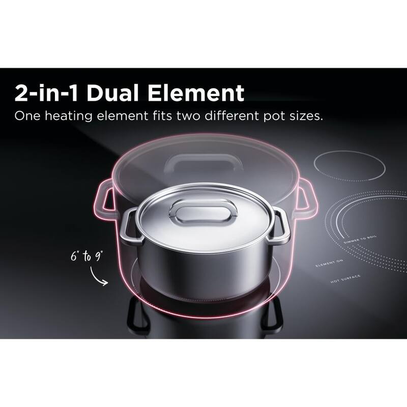 5-Element Slide-In Electric Range with Convection in Stainless Steel R10322