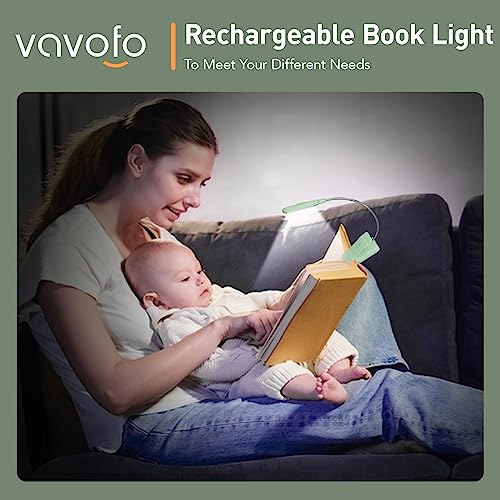 Clip On Book Light, 7 LED Reading Light, Blue U5058