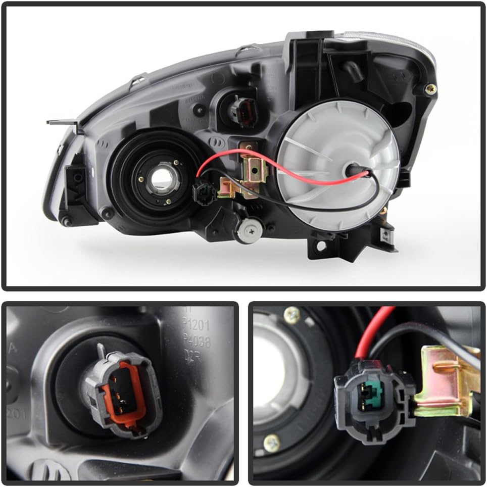 Black Headlights Driver + Passenger Side T31259