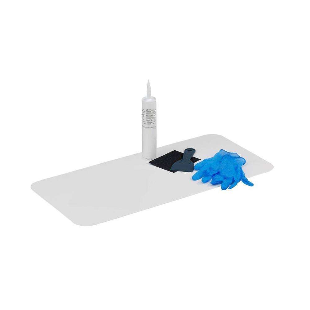 White Bathtub Floor Repair Inlay Kit A264