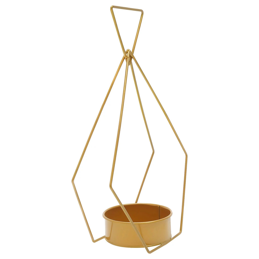 10pcs Gold Metal Flower Vases S24210