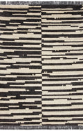 Cream Charcoal 7'9 x 10' Rug K720951