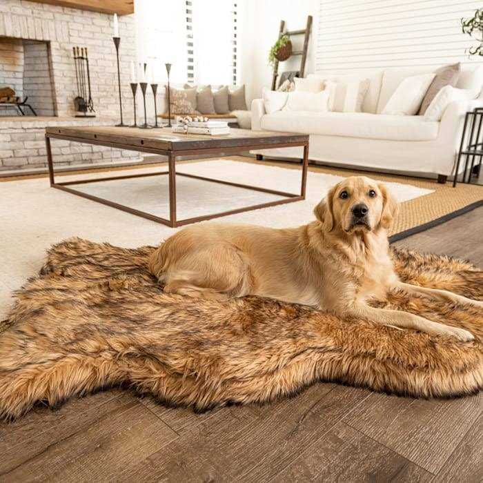 Faux Fur Orthopedic Dog Bed T1966