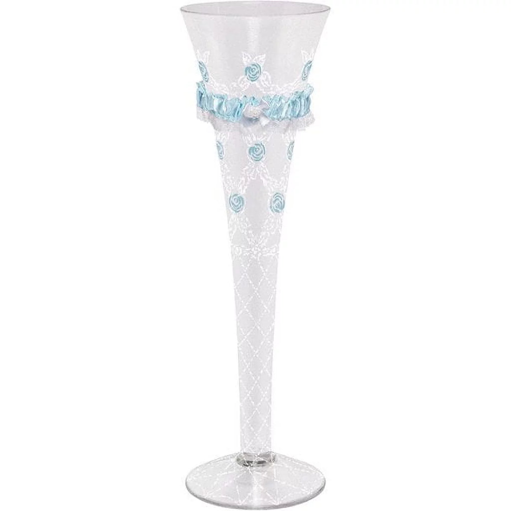 Hand Painted Champagne Flute Glass S52006