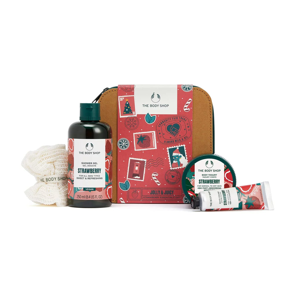 Strawberry Vegan Body Care Gift Set 4 Items N221713