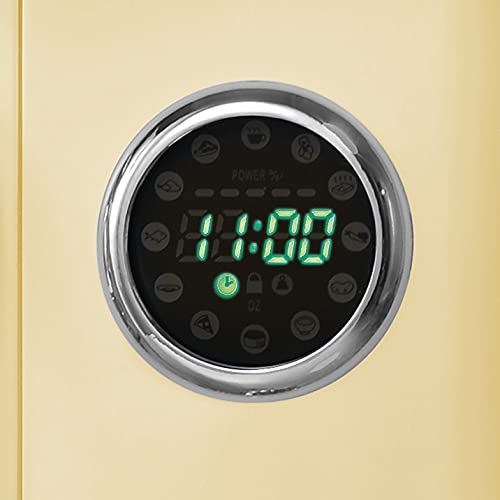 0.9 cu.ft 800-Watt Yellow Countertop Microwave Oven S781