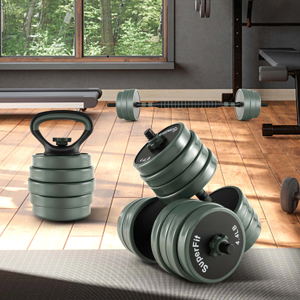 4 in 1 Adjustable 47lbs Dumbbell Set L3889
