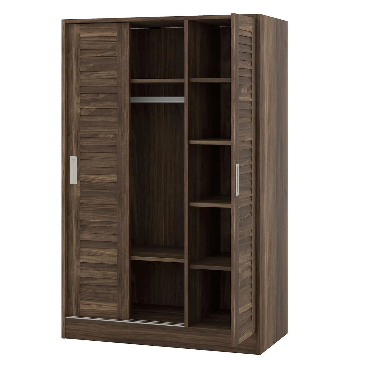 3-Door Wardrobe with Adjustable Shelves C272
