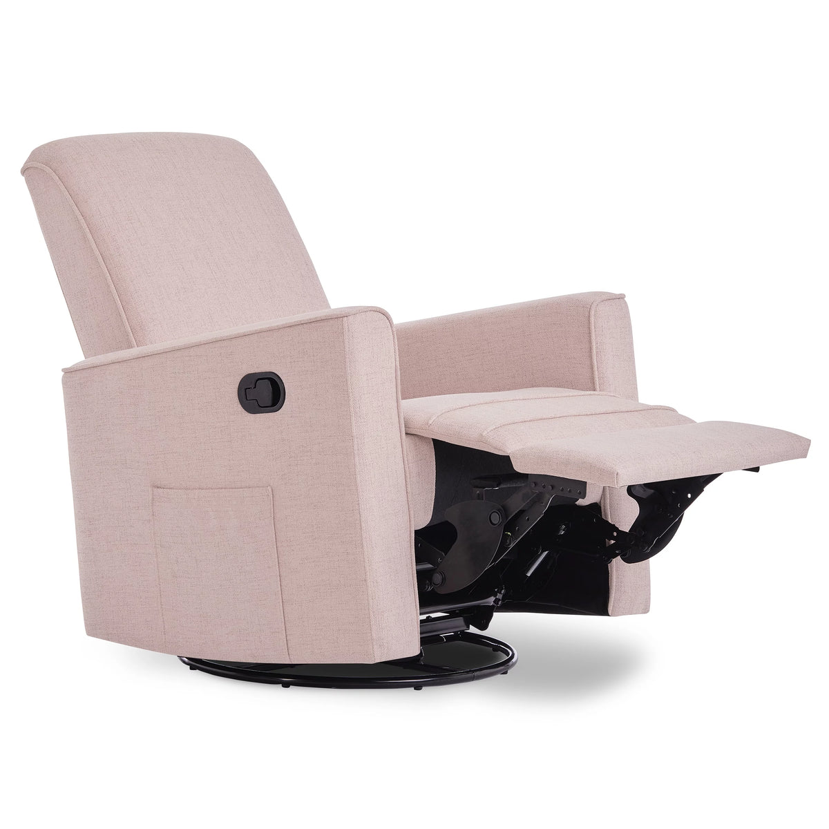 Rose Polyester Glider Recliner O513781