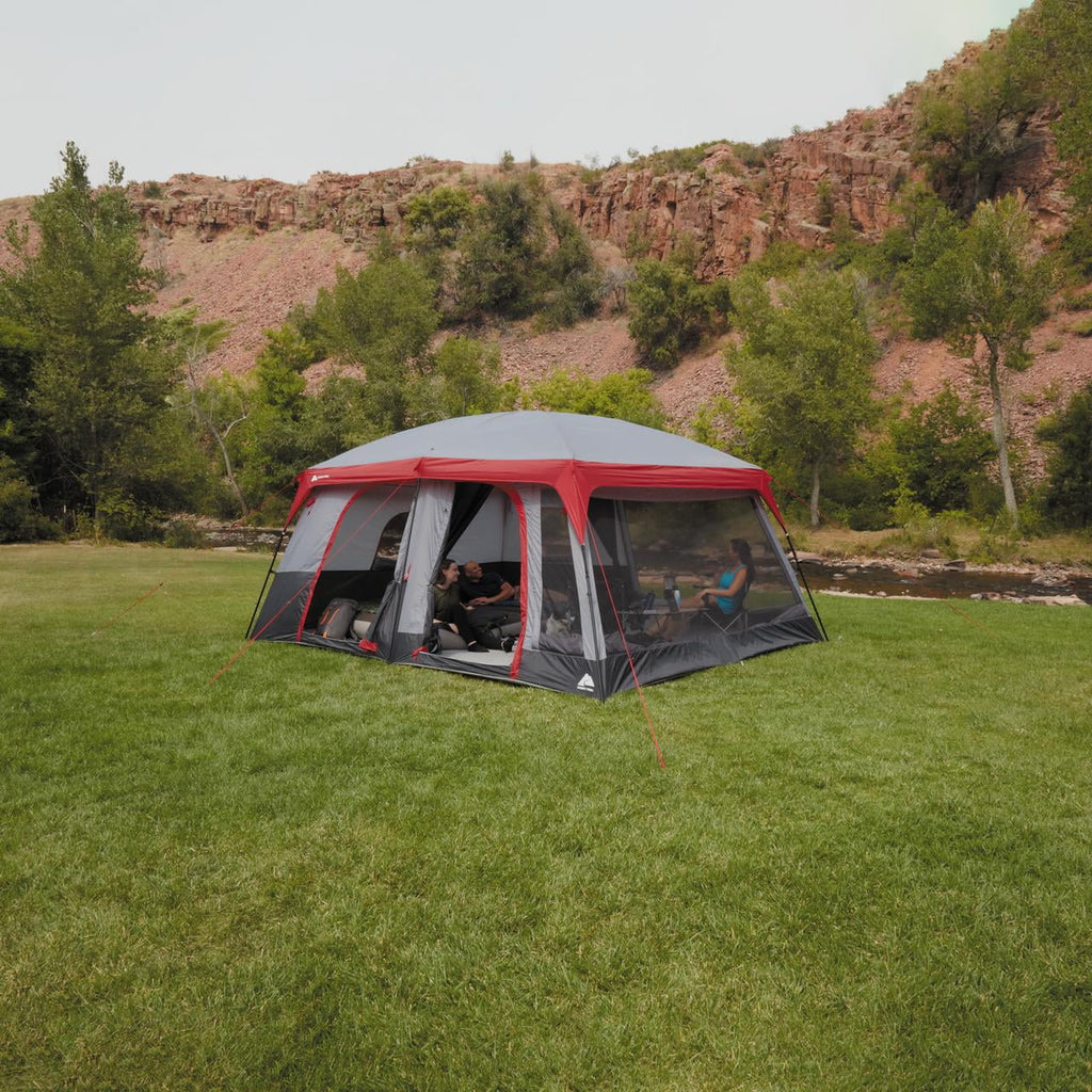 12-Person Cabin Tent with Convertible Screen Room P4169