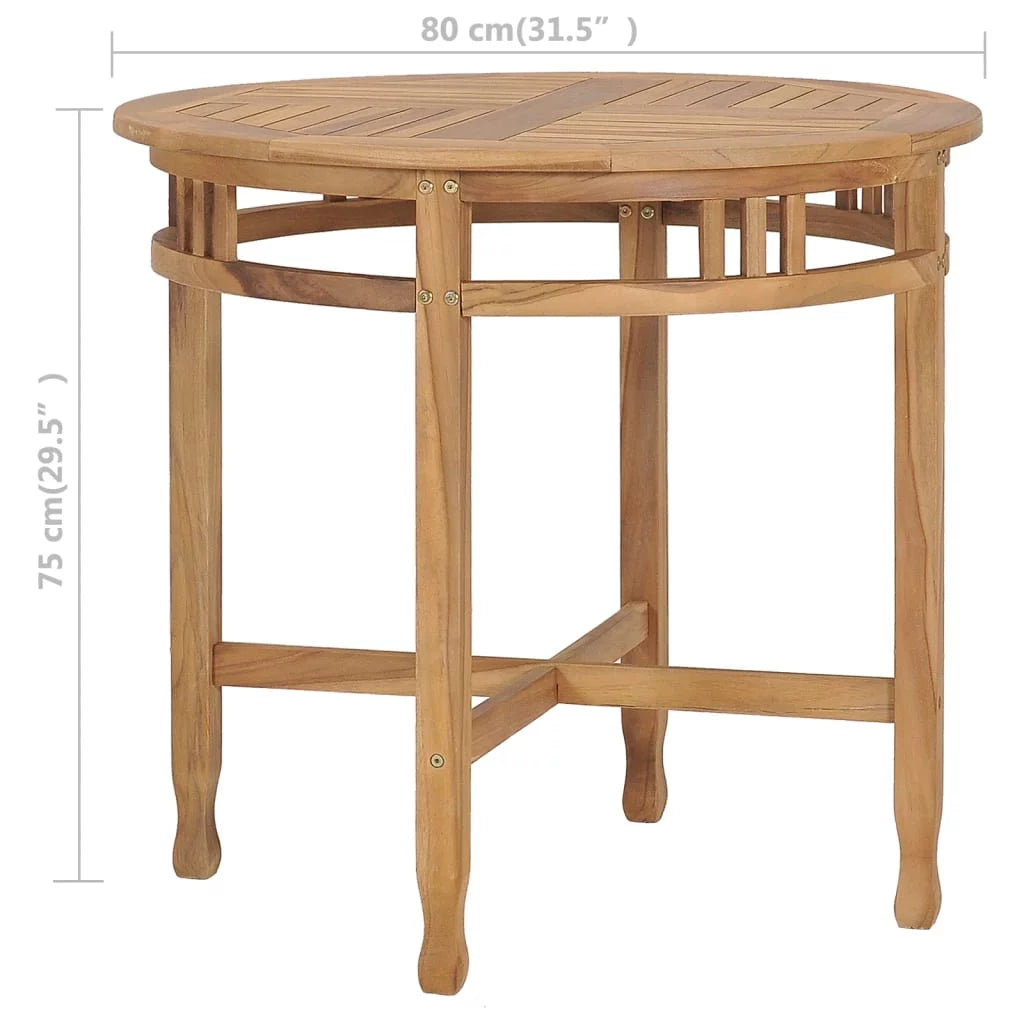 Solid Teak Wood Dining Table X54589