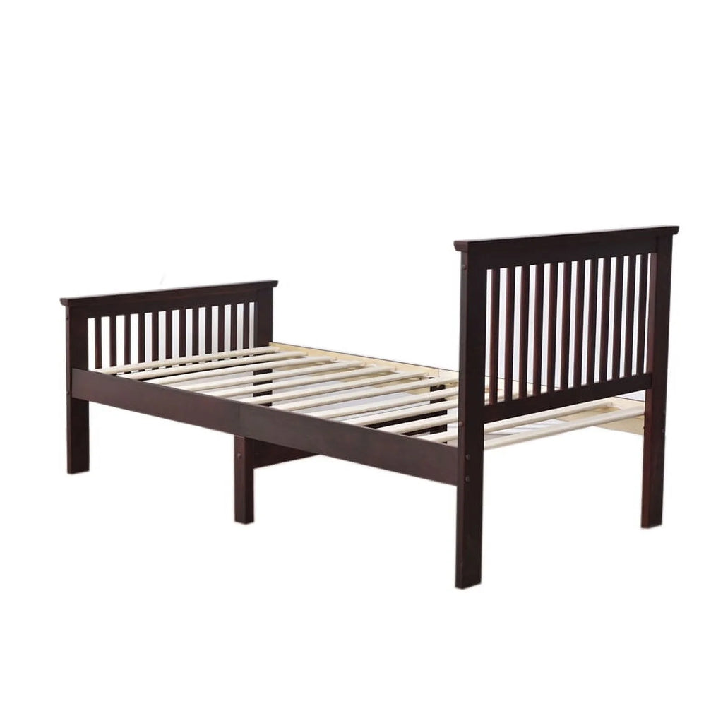 Pine Twin Bed and 2-Drawer Nightstand Set I563