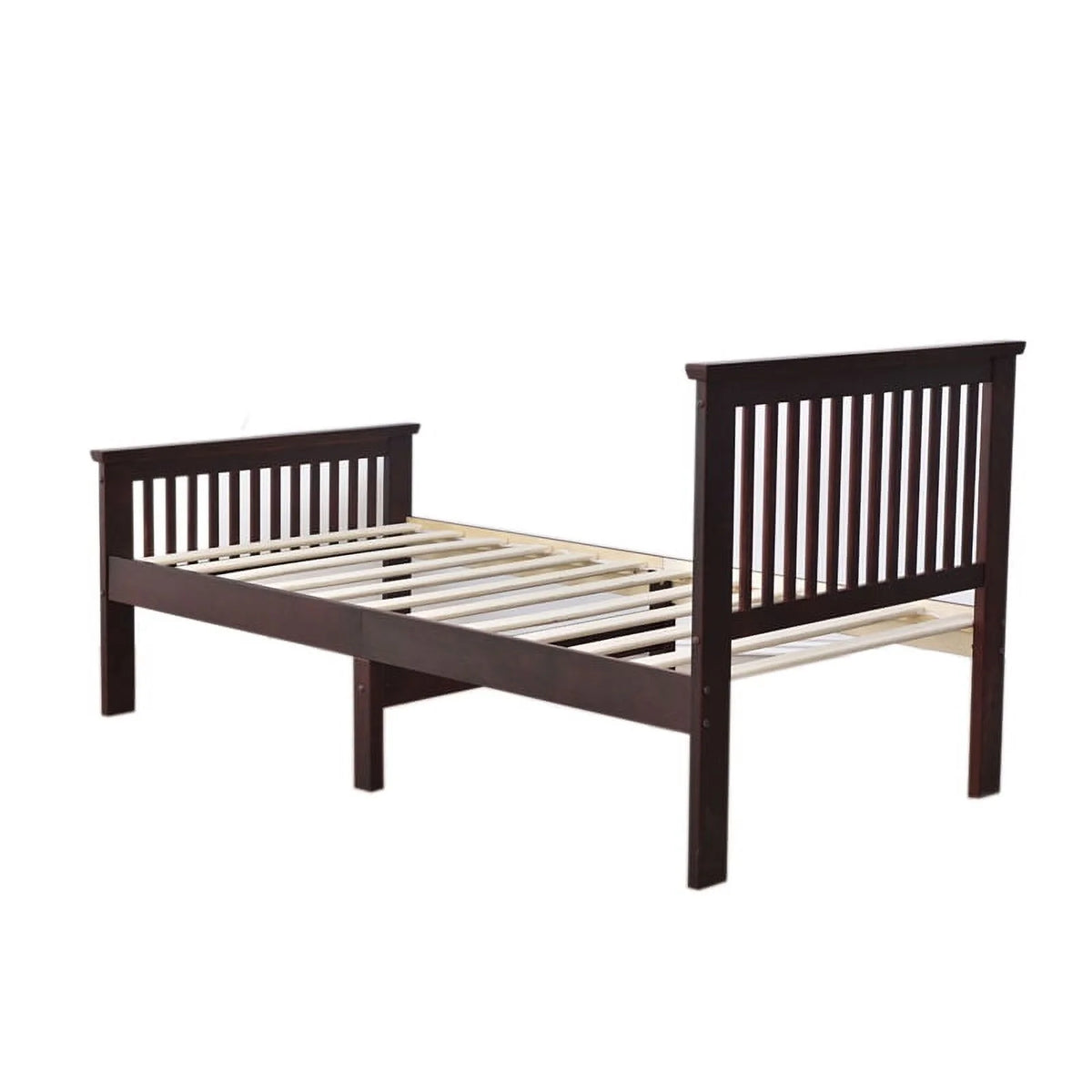 Pine Twin Bed and 2-Drawer Nightstand Set I563
