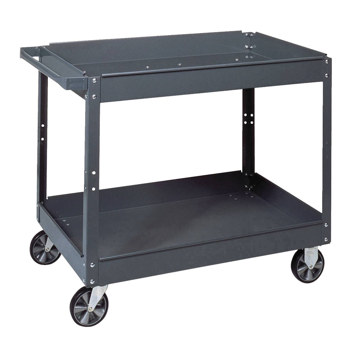 Industrial Gray Steel Service Cart 500lbs Capacity X234572