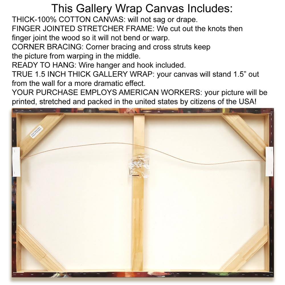 Fine Art Giclee Print on Gallery Wrap Canvas P903