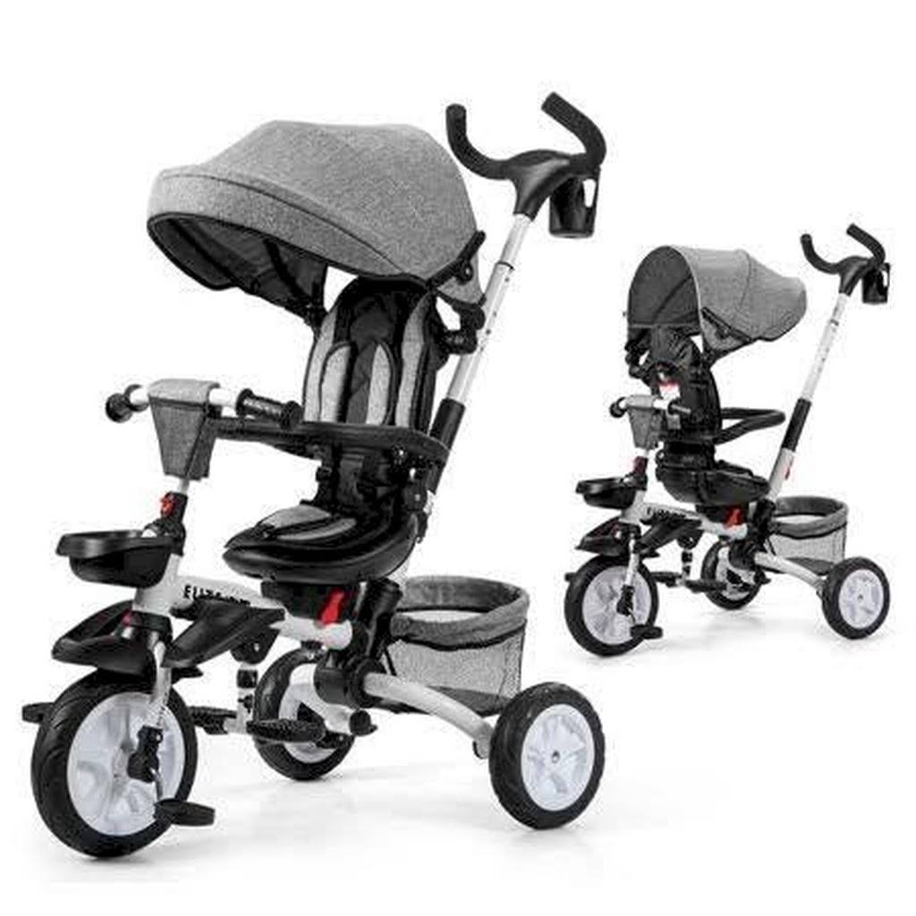 Grey Tricycle Stroller B158190