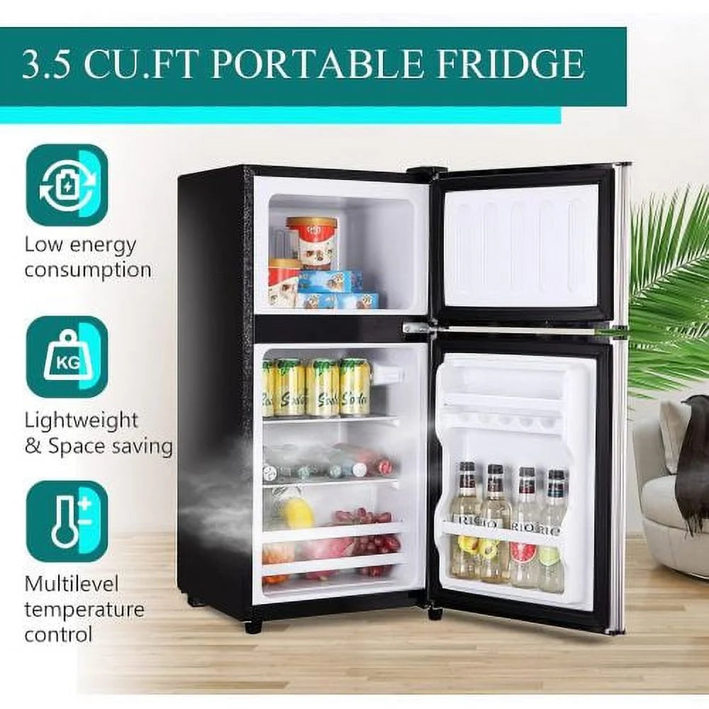 3.5 Cubic Feet Mini Fridge with Freezer and 2 Door I3191