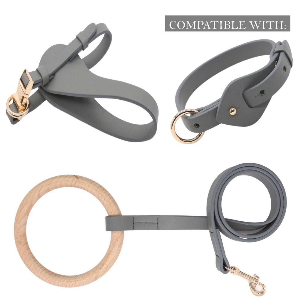 Adjustable Leather Dog Harness V679