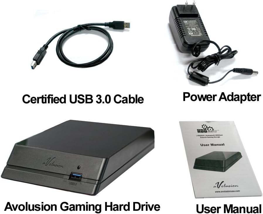 5TB 7200RPM USB 3.0 External Gaming Hard Drive E34640