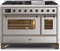48 Dual Fuel Propane Gas Range in Stainless Steel U99582