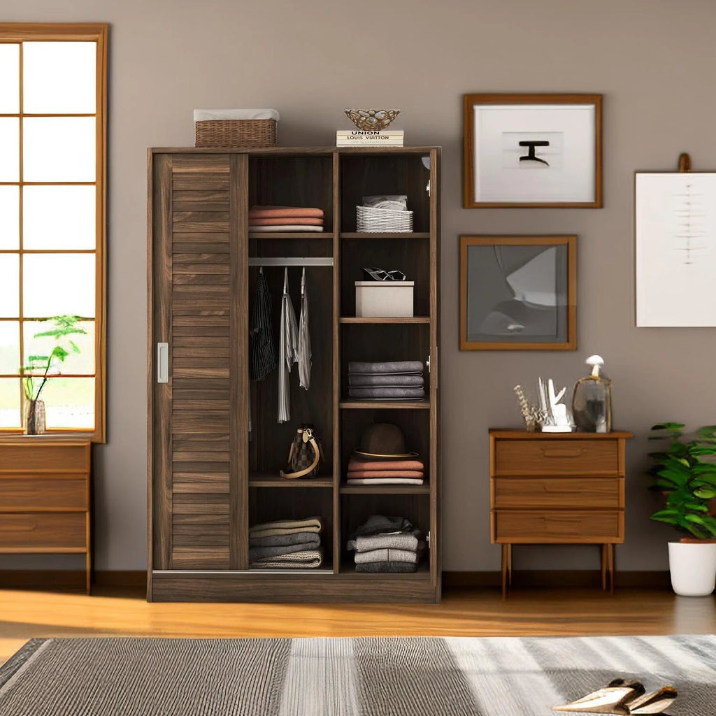 3-Door Wardrobe with Adjustable Shelves C272