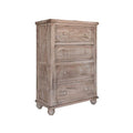 Natural Solid Wood Four Drawer Chest C4472