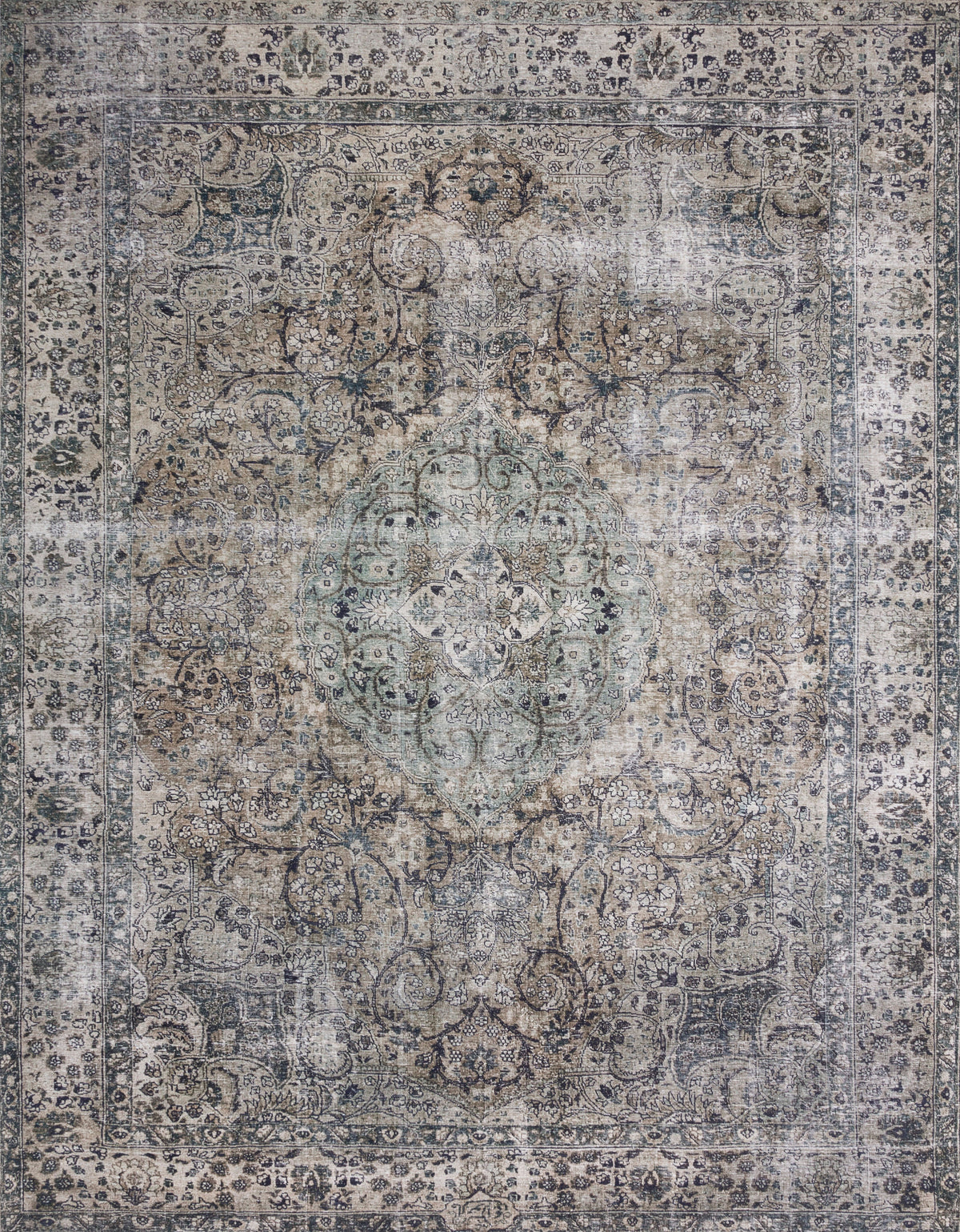 Taupe Stone Rug 2'6 x 9'6 E57016