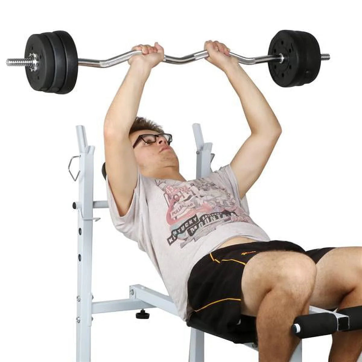 55lb Barbell Dumbbell Curl Bar L365