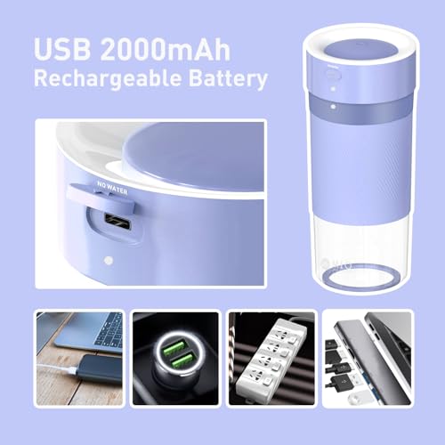 Portable USB-C Rechargeable Blender X48715