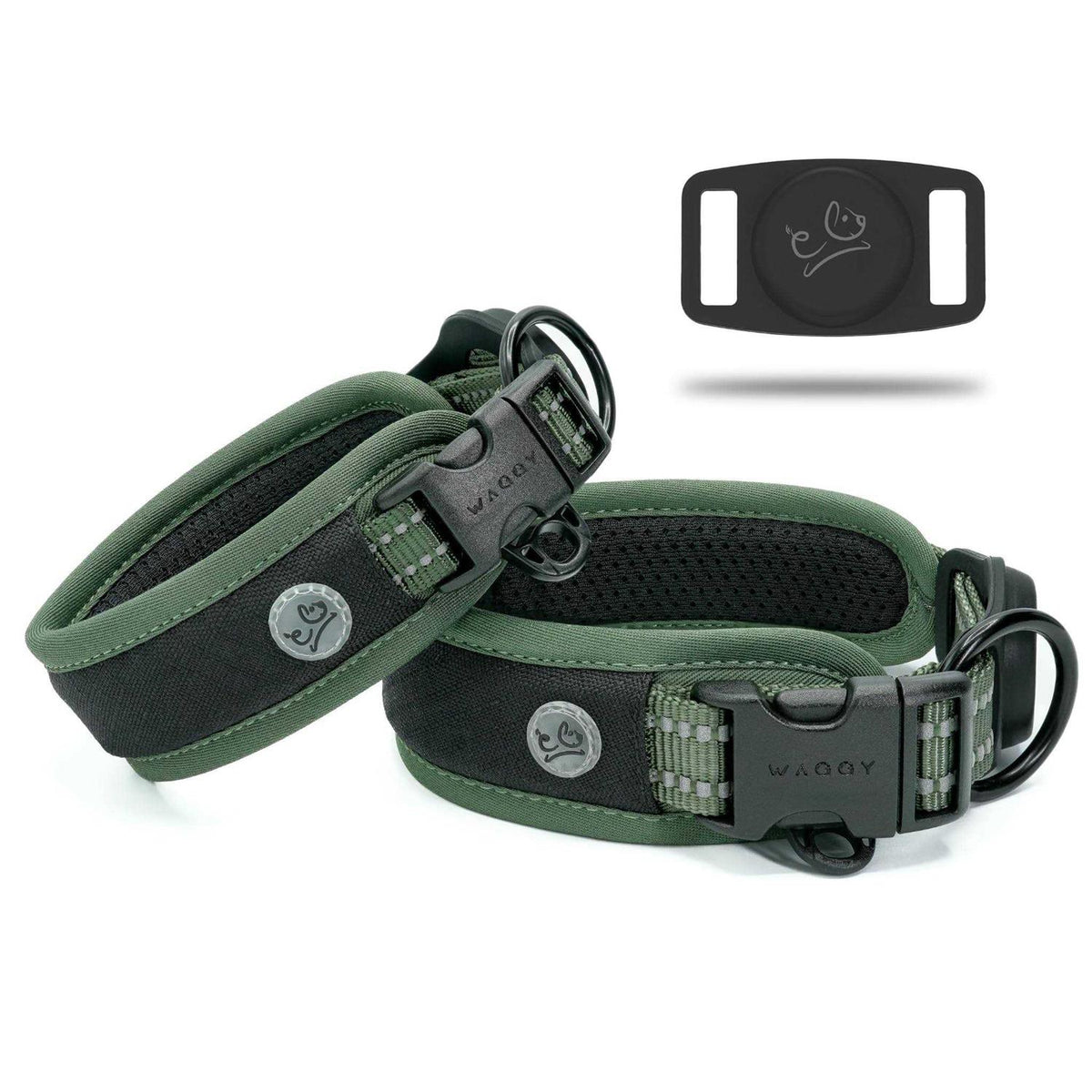Adjustable Heavy Duty Reflective Air Mesh Padded Dog Collar T61658