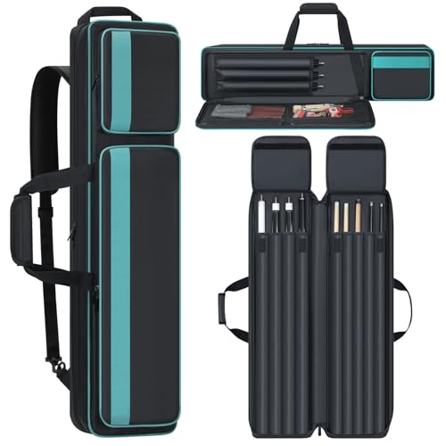 4x5 Soft Padded Pool Cue Case with Backpack Straps L990577