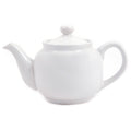 White 2 Cup Teapot V5383