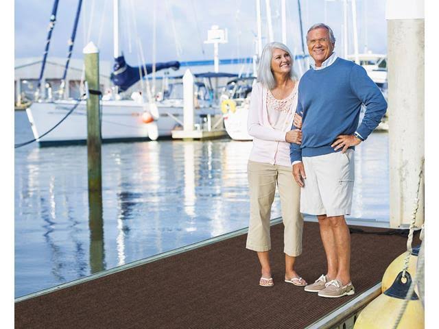 Bittersweet Brown Skid-Resistant Carpet Runner E9708