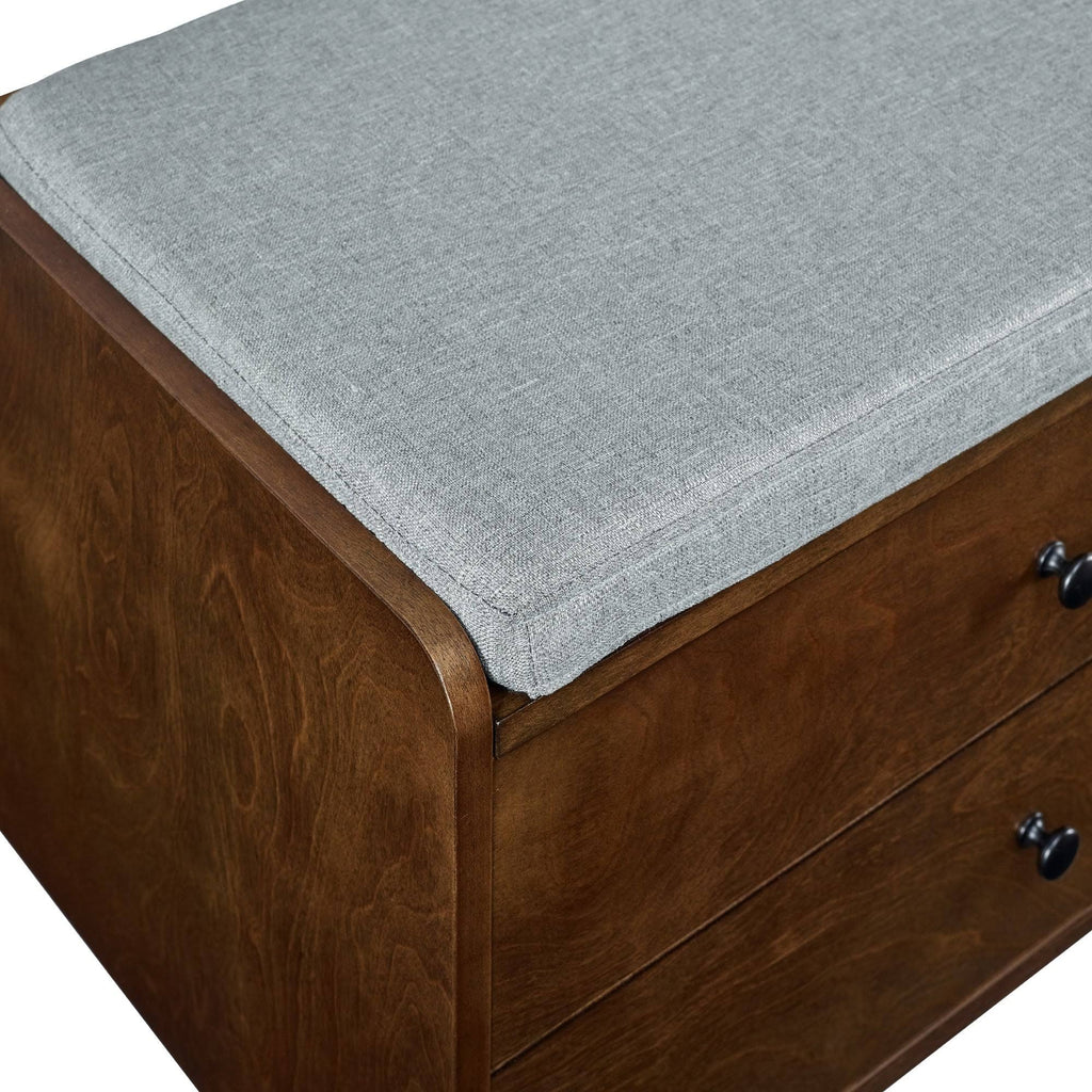 Upholstered Storage Bench N553