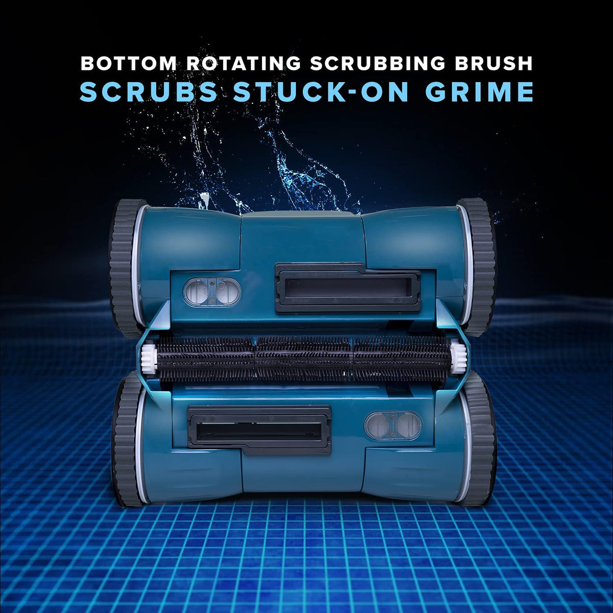 Robotic Pool Cleaner with Scrubbing Brush and Dual Filters R88722