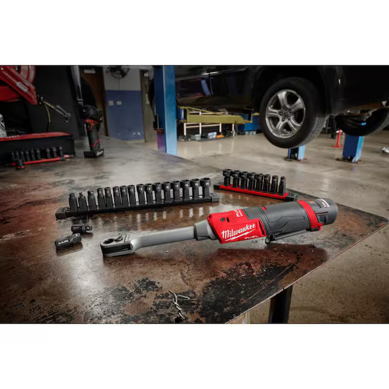 12V Lithium-Ion Brushless Cordless Extended Reach Ratchet Kit L650569